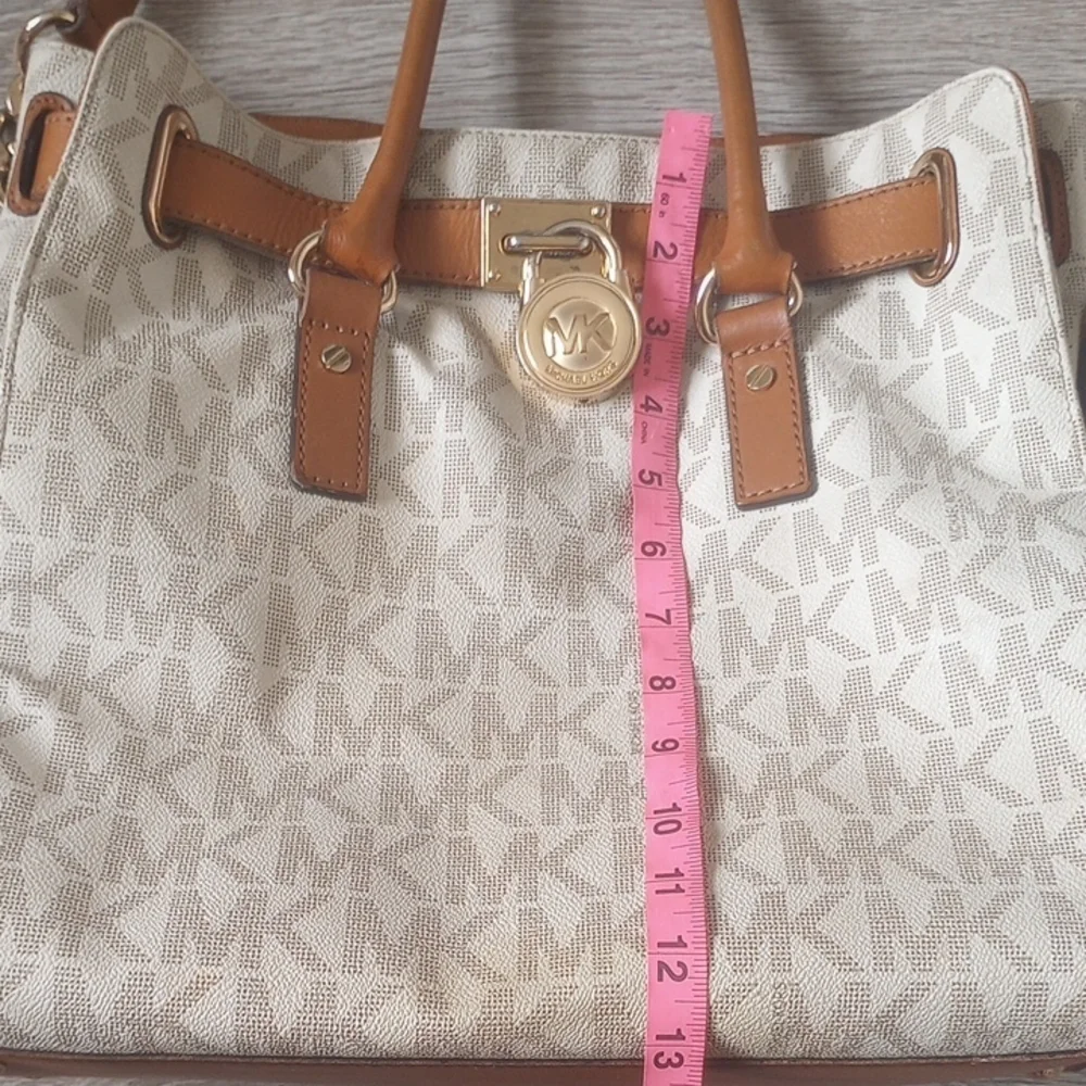 Michael Kors Beige and Brown Shoulder Bag - Picture 10 of 10